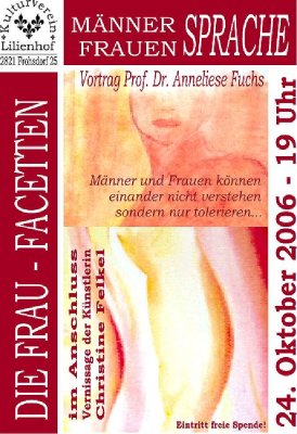 Mnnersprache - Frauensprache, Lilienhof, 24. Oktober