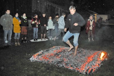 Feuerlauf in Ofenbach, 15. November 2007