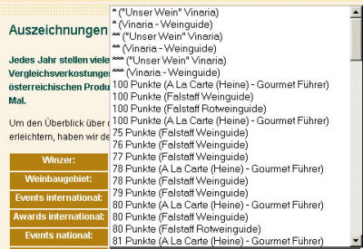 Wein-Auszeichnungen 2