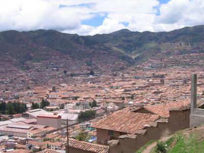 View of Cuzco (11,000 ft)