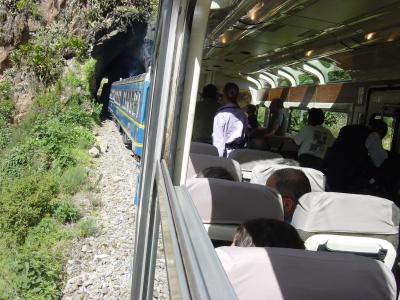 By train to Machu Picchu