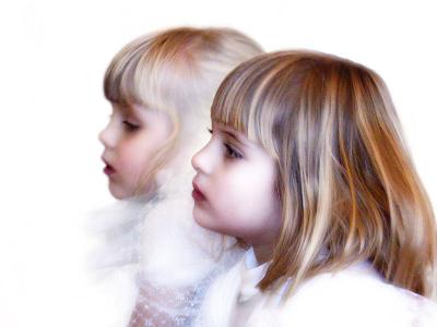 Two Angelic Little Girls