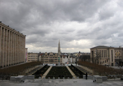 View from the Mont des Arts