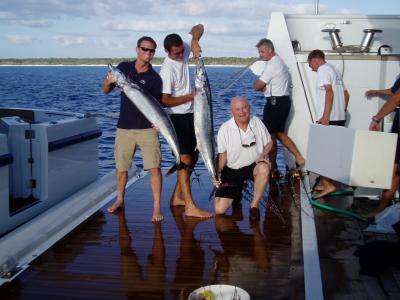 TWO WAHOO CAUGHT