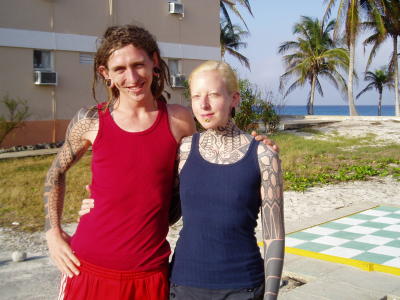 TATTOED COUPLE FROM EUROPE