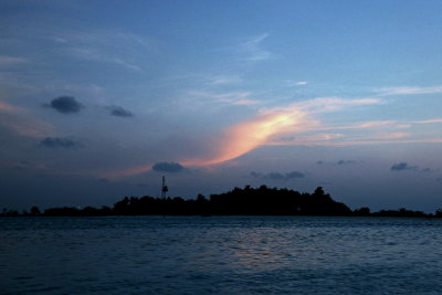 TWILIGHT OVER THE ISLAND.