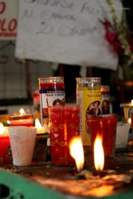 Veladoras a San Simon