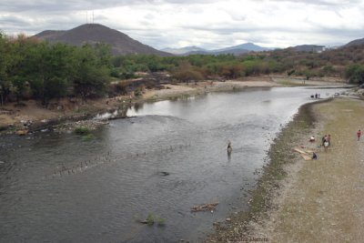 Vista del Rio Motagua en Epoca Seca