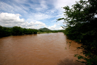Vista del Rio Motagua en Epoca LLuviosa