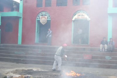 Area Donde se Realizan Ofrendas a San Simon