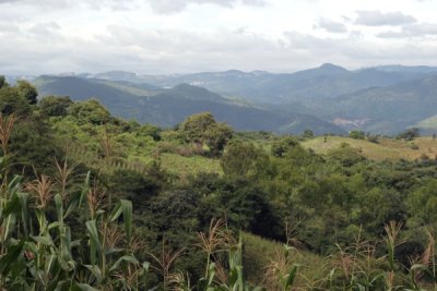 Vista desde el Poblado a la Capital de Guatemala