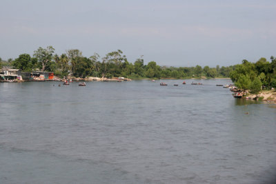 Vista Panoramica del Rio Suchiate Limite Entre Guatemala y Mexico