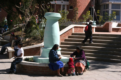 Escena en el Parque Central