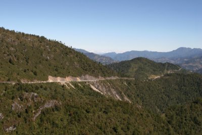 Vista Panoramica de la Ruta desde la Piedra Cap-Tzin