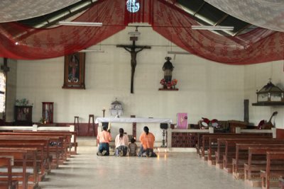 Interior de la Iglesia de San Agustin Chahal