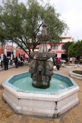 Fuente en el Parque Central