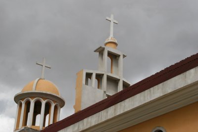 Vista Posterior de la Fachada de la Iglesia