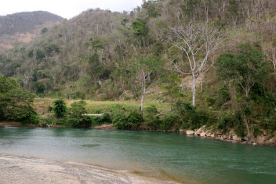 Rio Cahabon en el Limite entre Alta Verapaz e Izabal