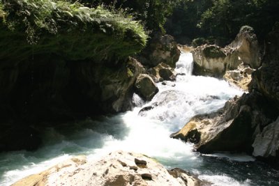 Rio Cahabon Antes de Internarse en la Cueva