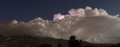 Lightning Over the Catalina Mountains #3