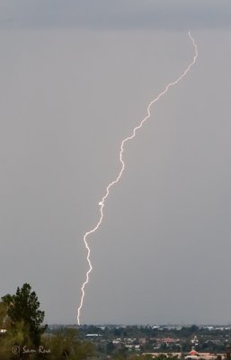 First Lightning Capture of the 2009 Summer Monsoon