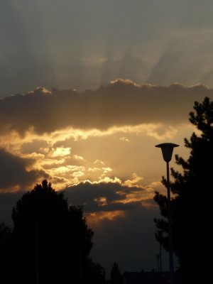 derniers rais de soleil couchant - Last rays of sunrise
