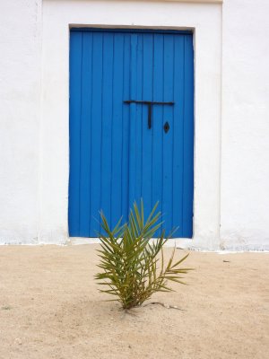 Les portes bleues