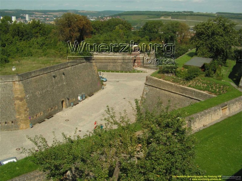 Die westliche Befestigungen der Festung