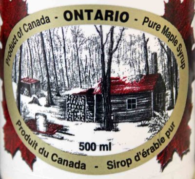 PURE CANADIAN MAPPLE SYRUP