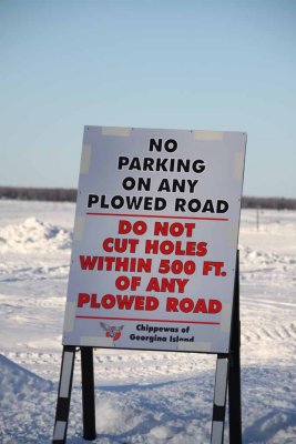 SIGN ON ICE