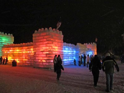 COLOURED ICE CASTLE