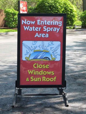 READ THE SIGN ... DUMMY!!