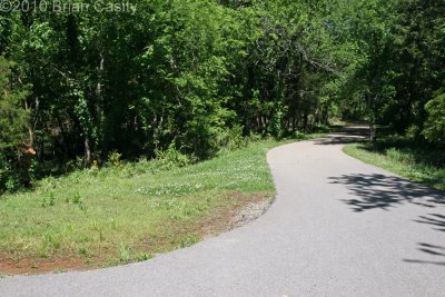 Trail towards Fortress Rosecrans After