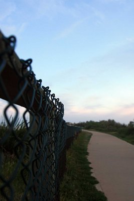 path & fence