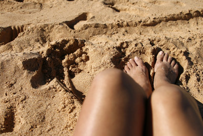 26 April  chillaxin' on the sand...