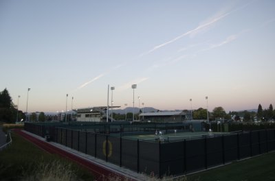 New tennis courts, U of O