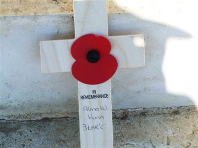 Gallipoli (101).A friend from work asked me to place this cross in honor of her great-grandfather who served in the 3rd LH Regt