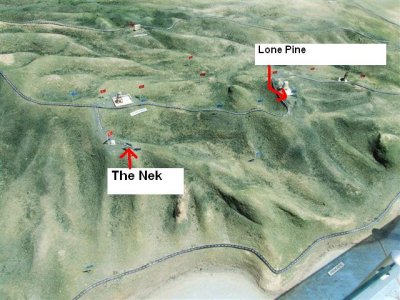 Gallipoli (11).The Nek and Lone Pine, diverionary actions to help the Brits land at Suvla Bay