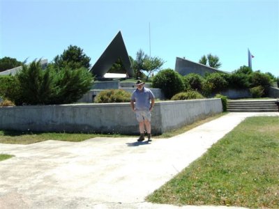 Gallipoli (35).Same old fart again in front of ANZAC memorial
