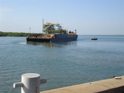 Module 33 on barge for Wadeye