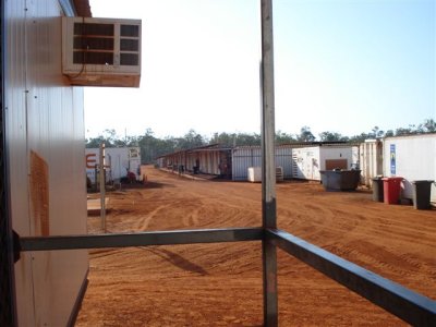 Wadeye camp site , the worst one I have stayed at, worn out before it was put up