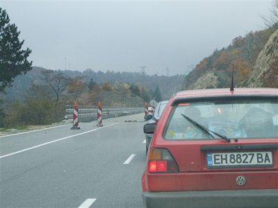 04.11.07Road to Karolovo Mountain Roads works , been going for 7 weeks that I know of.JPG