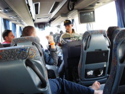 The Bus trip back to Istanbul- Sirhan our guide for th 3 days