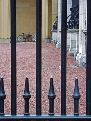 Employees Bike at Buckingham Palace
