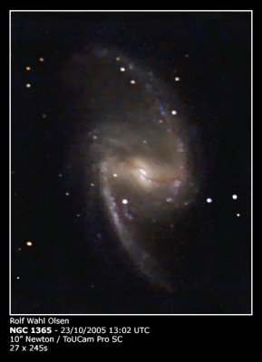 Barred spiral NGC1365