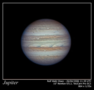 Jupiter in near perfect seeing