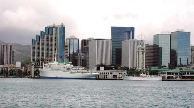 Cruise Ship In Port