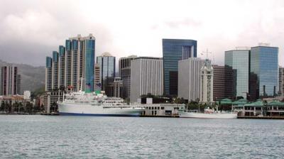 Cruise Ship In Port