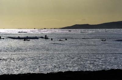 Sunset Surfing