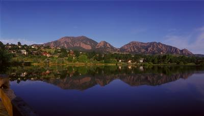 View West across Viele Lake